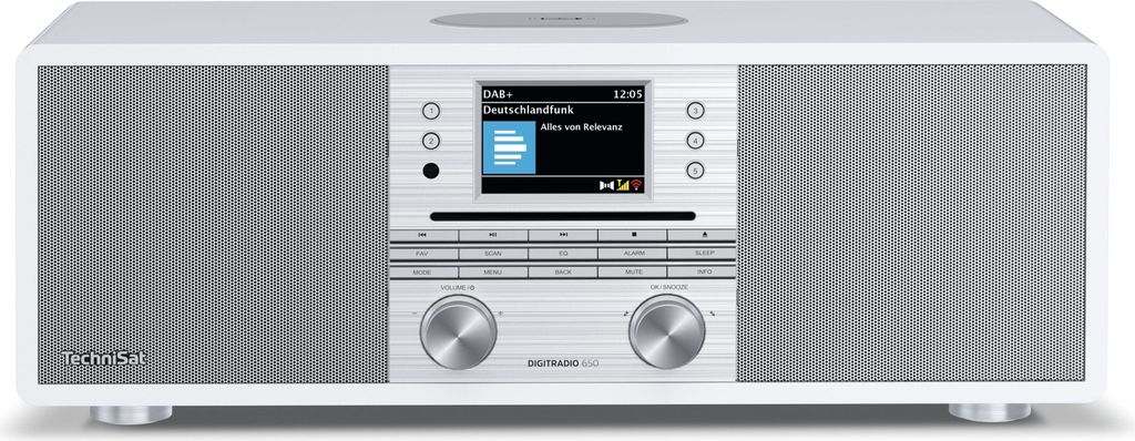 TechniSat DIGITRADIO 650 - Internetradio mit DAB+/UKW/CD-Player/Bluetooth/Wireless Charging