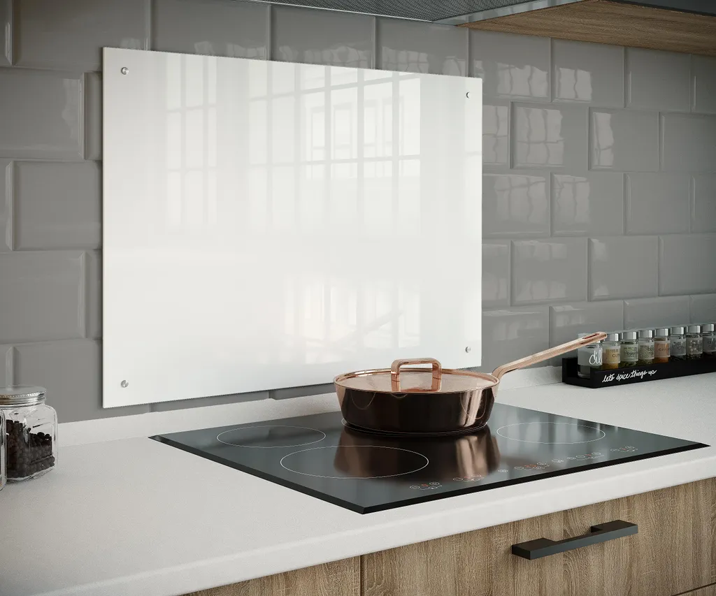 Paraspruzzi Vetro Temperato VCM Esilo 90x50 | Sicuro e Facile