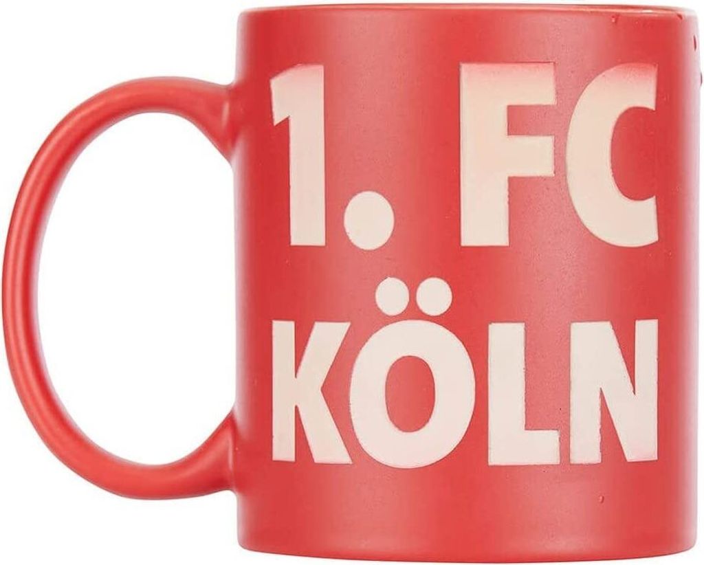 1. FC Köln Tasse „Magic 1. FC Köln rot"