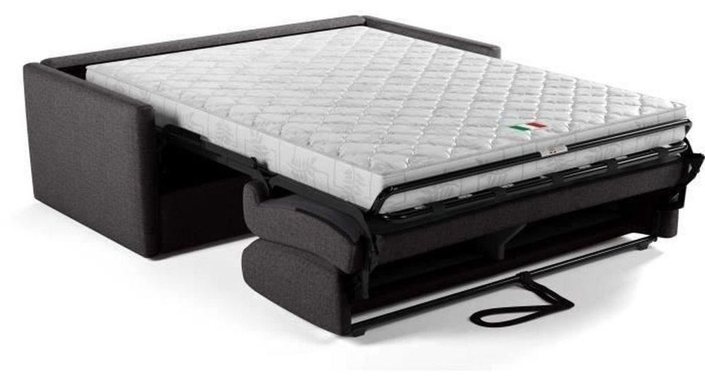 MAD IN ITALY Convertible Sofa SMALL 3-Sitzer anthrazit, Produktbild 