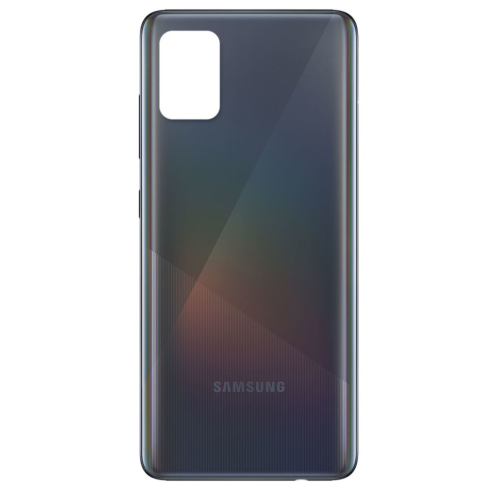 Clappio, Ersatzteil Akkudeckel, neue Rückseite für Samsung Galaxy A51, Schwarz