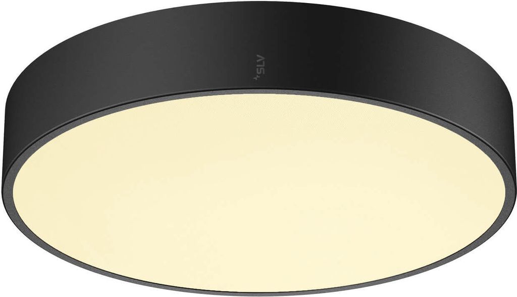SLV 1007296 MEDO PRO 40, LED Wand-Deckenaufbauleuchte rund 3000/4000K, 19W, Phasenabschnitt, 80°, UGR<19, schwarz