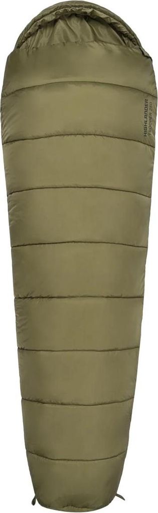 Highlander Mumienschlafsack Trooper 250 4°C - Sommerschlafsack - Grün