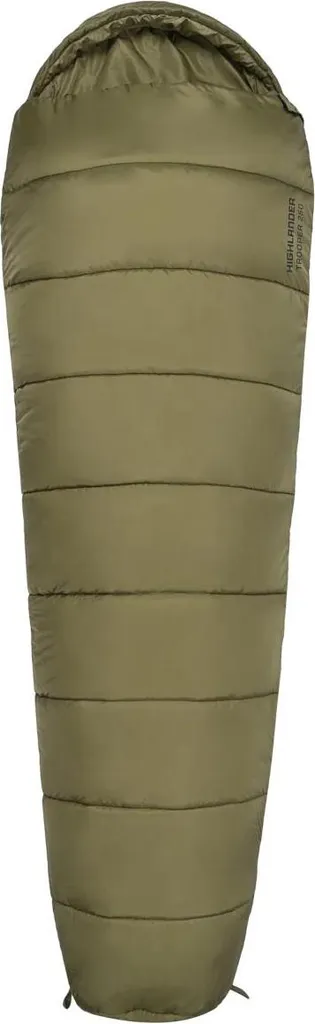Sac de couchage momie compact Highlander Trooper 250 contre le froid 4°C