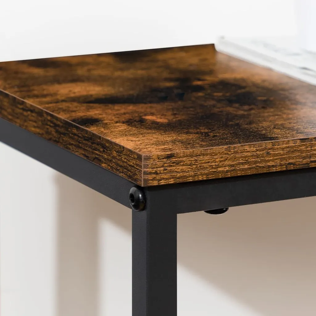 Table Console Stable pour Petits Espaces 75 cm Meuble Entrée Anti-Choc - 8