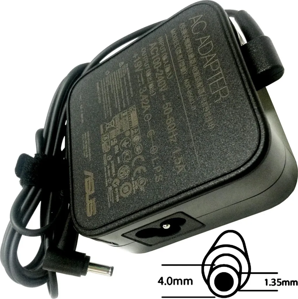 Alimentation PC Portable ASUS 19V 65W Idéal pour Bureau et Télétravail 3 pins