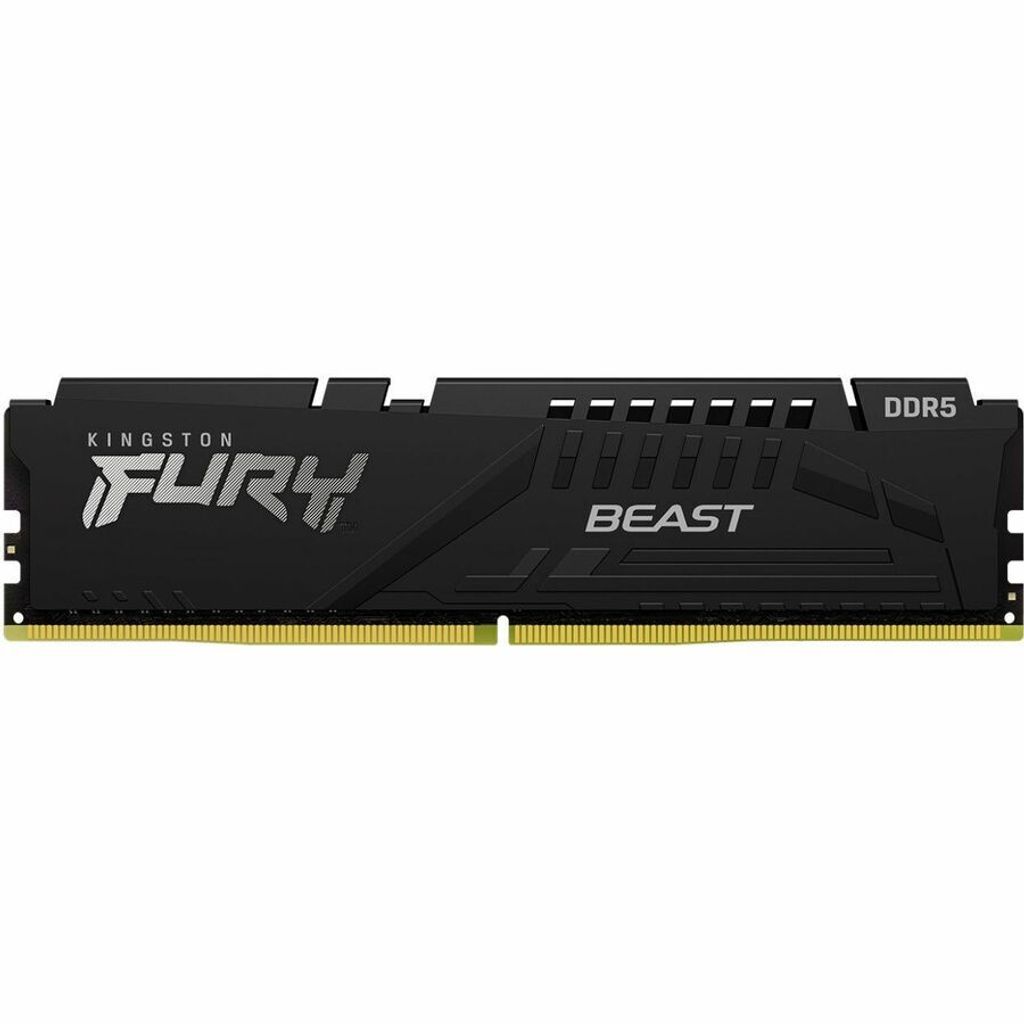 Kingston FURY Beast - DDR5 - Kit - 64 GB: 4 x 16 GB - DIMM 288-PIN - 6000 MHz / PC5-48000 - CL40 - 1.35 V - ungepuffert - on-die ECC - Schwarz