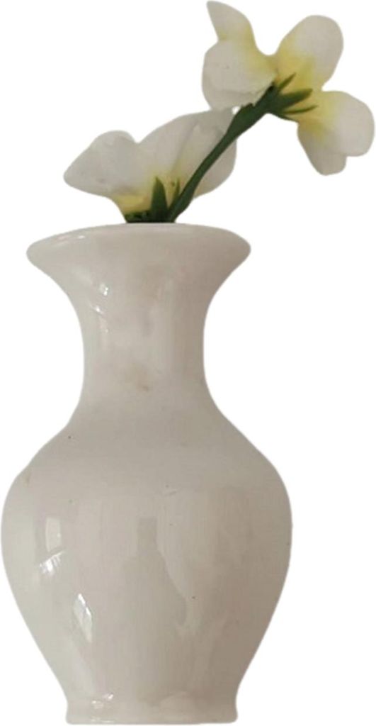 Mini-Keramikvase, Kühlschrankmagnet mit künstlicher Blume, für Zuhause, Büro, Küche, Spind, Kühlschrank, 3D-Miniatur-Blumenvase, magnetische ...