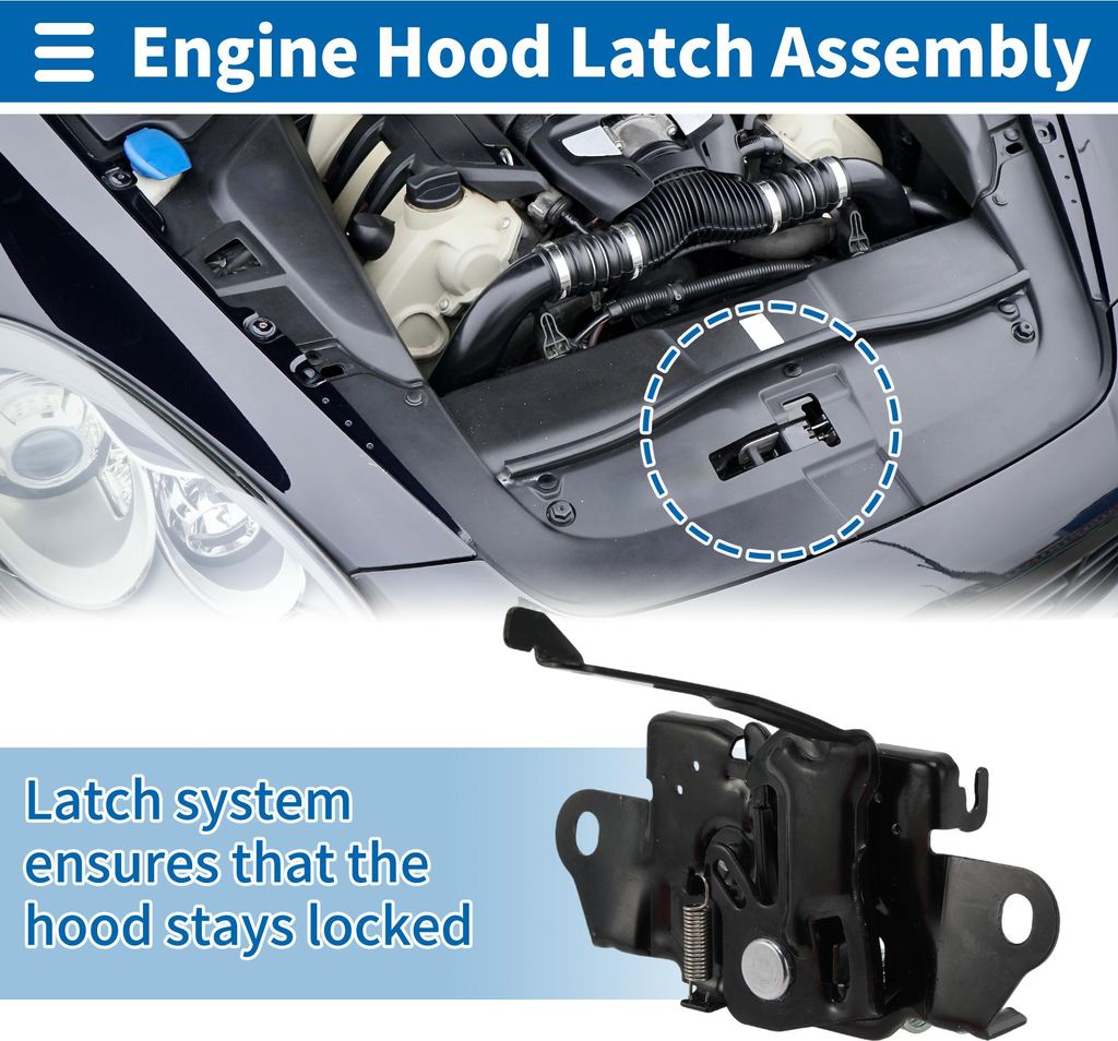 Haubenverriegelung Für Mazda CX-5 2013-2016 Motorhaubenverriegelung Schloss Entriegelung Nr.KD3556620A 1 Stück