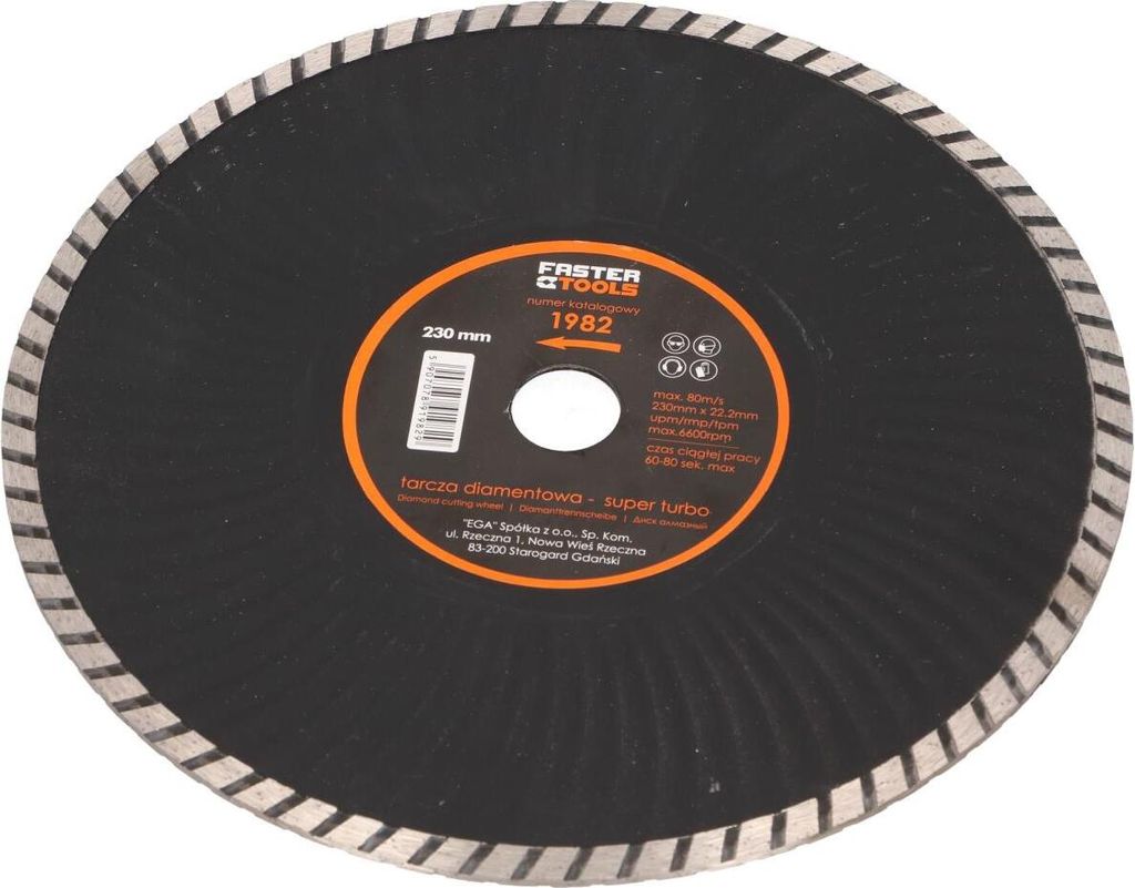 Diamanttrennscheibe Turbo Power Ø 230 mm Diamantsägeblatt Trennscheibe