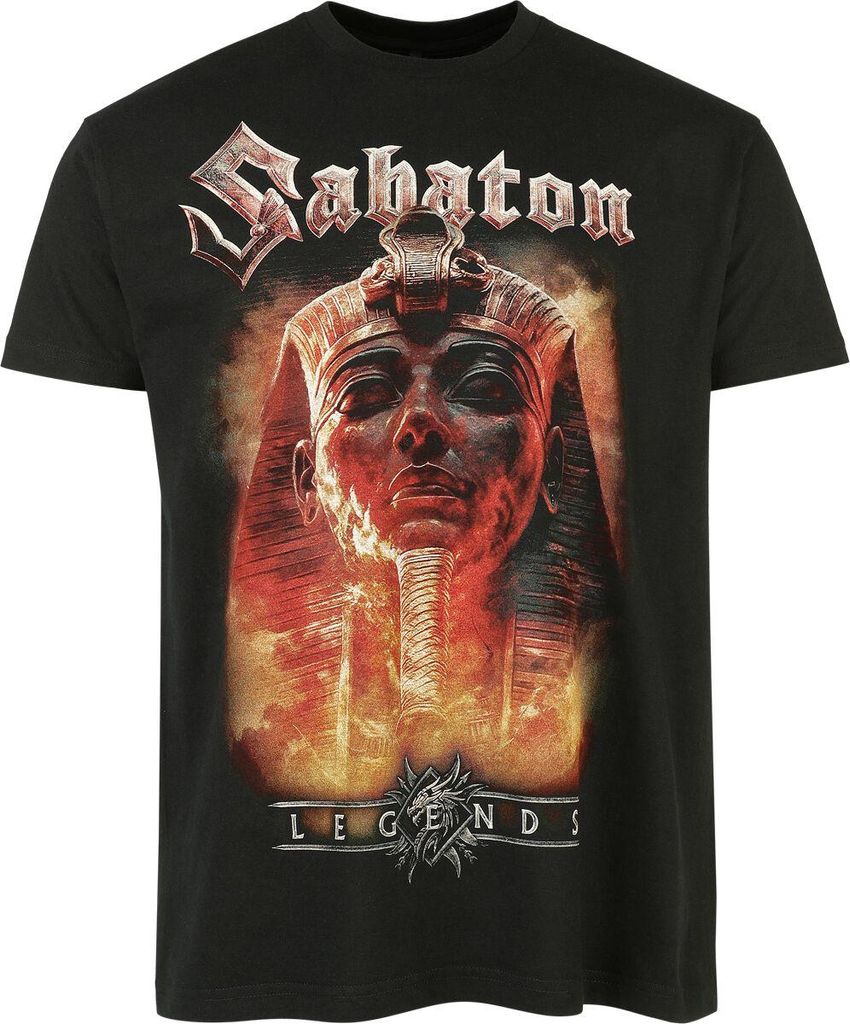 Sabaton T-Shirt Herren Sphynx schwarz Band-Merch, Bands 100% Baumwolle 3XL