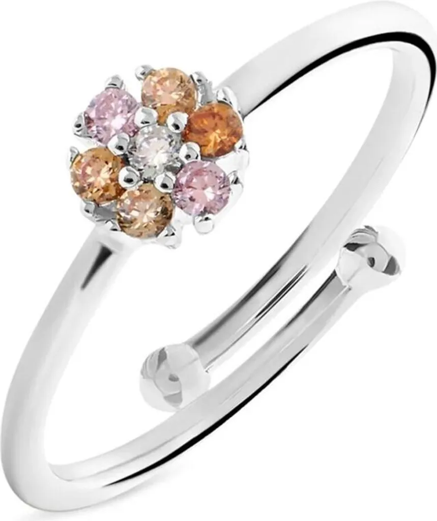 Idee Regalo: Anello Fiore Stroili Argento 925 per Battesimi e Compleanni