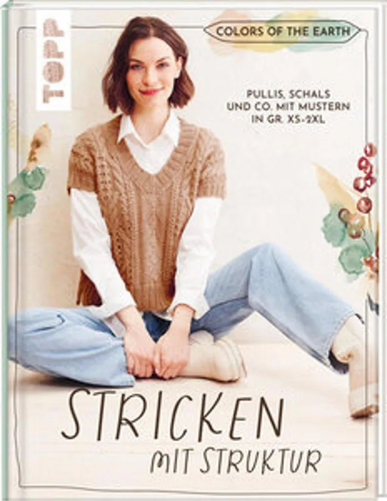 Livre de tricot Colors of the Earth : Stricken mit Struktur motifs relief