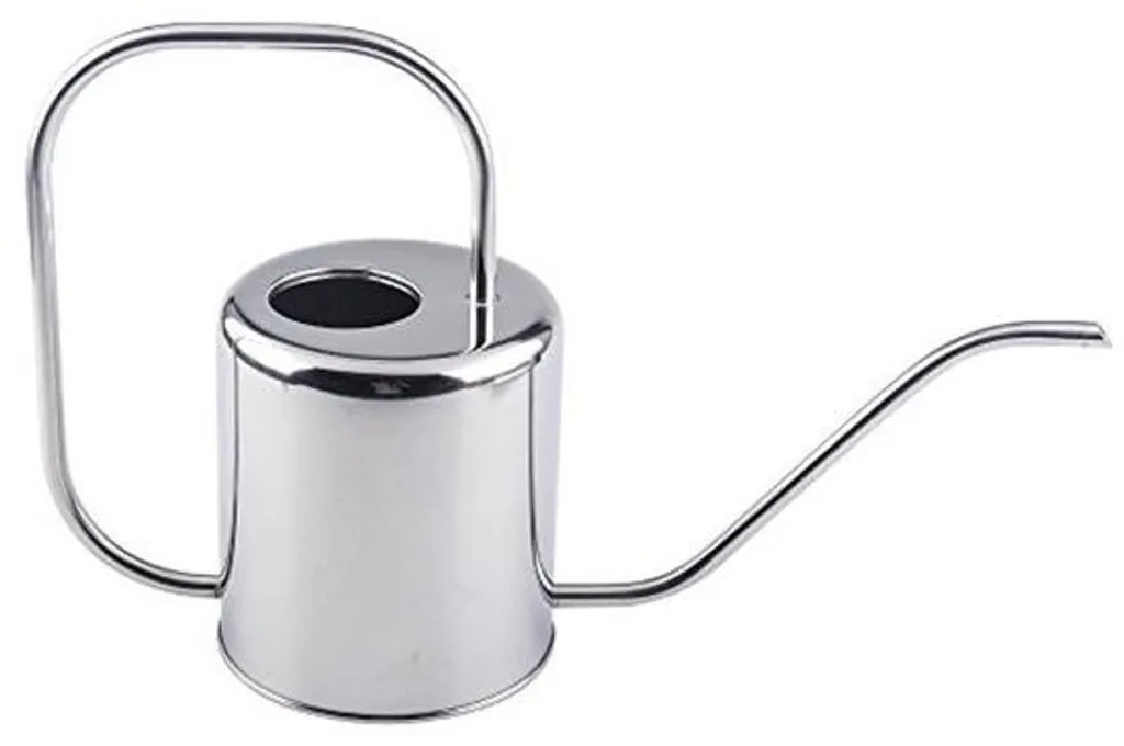 Arrosoir pour plantes d'intérieur 1,5L en acier, idéal pour petit balcon