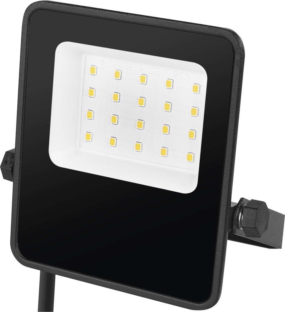 LED reflektor VISIO, 10 W, černý, neutrální bílá