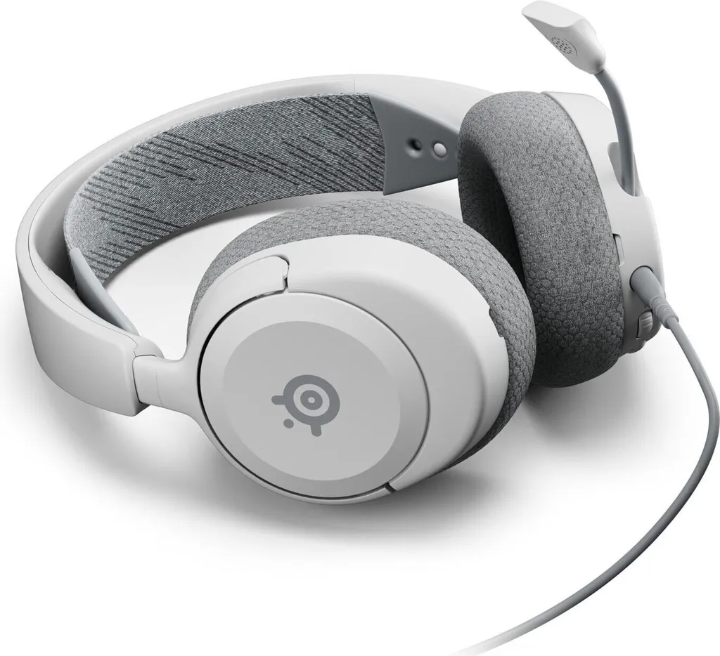 Cuffie Gaming Steelseries Arctis Nova 1P White 61612 per PS5 e PC