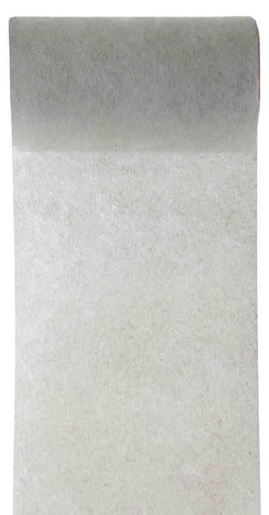 VLIES- BAND Uni ( Dekoband z.B.Tischband ) 10cm/10m GRAU