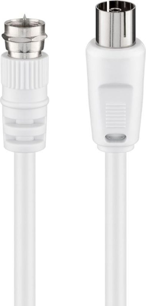 goobay SAT/Antenen Anschlusskabel F Stecker/Koax Kupplung Productafbeelding 