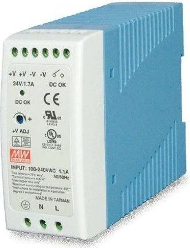 Alimentation Industrielle 24V 60W sur Rail DIN Modèle PLANET PWR-60-24