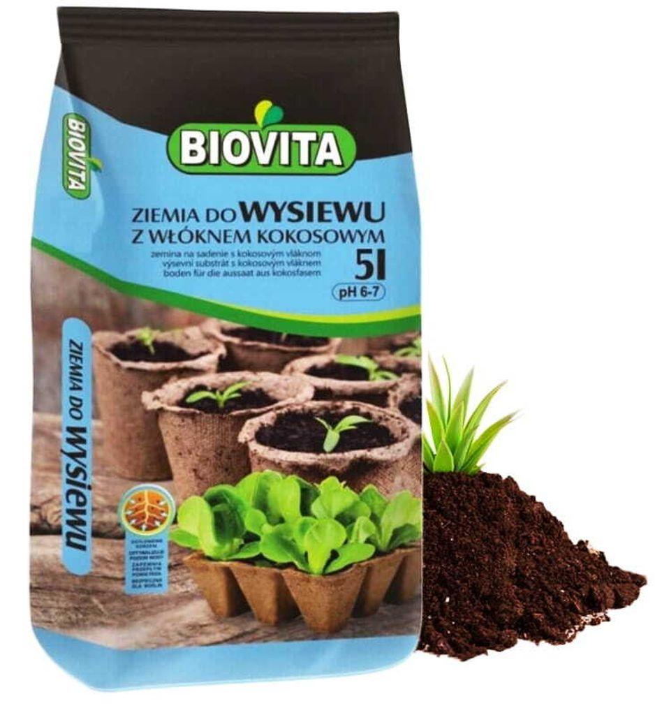 Saat-Erde 5 l - Hochwertig - Nährstoffreich - Für Garten Produktbild 