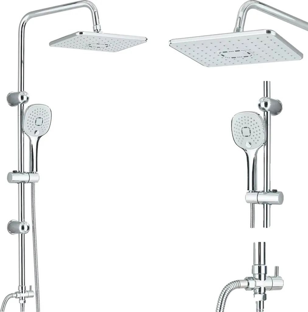 Set Doccia Cromo Familiare Doppio Controllo | Sicurezza e Comfort