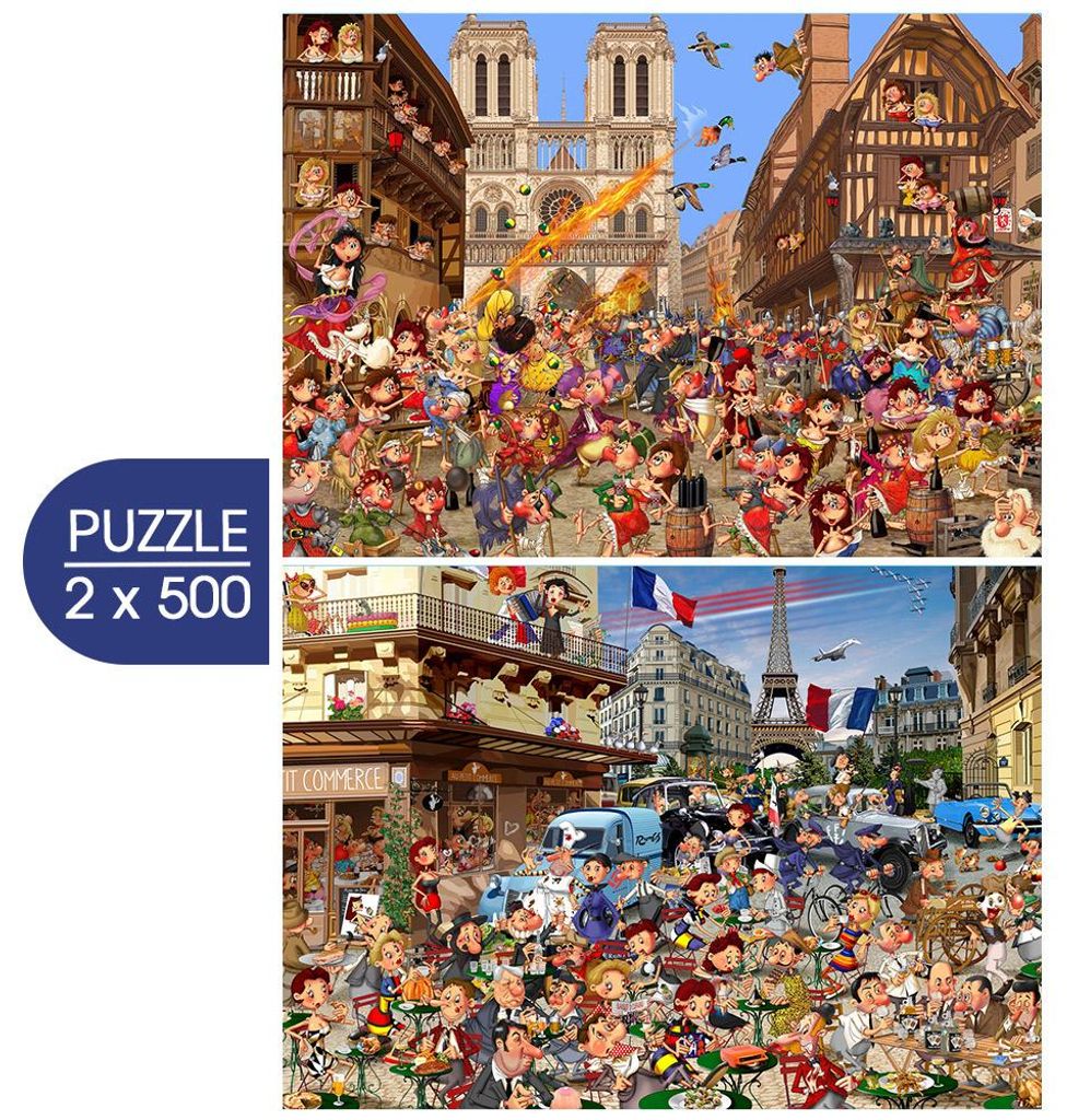 Grafika Puzzle L'Art de François Ruyer, 500 dielov, puzzle Obrázok produktu 