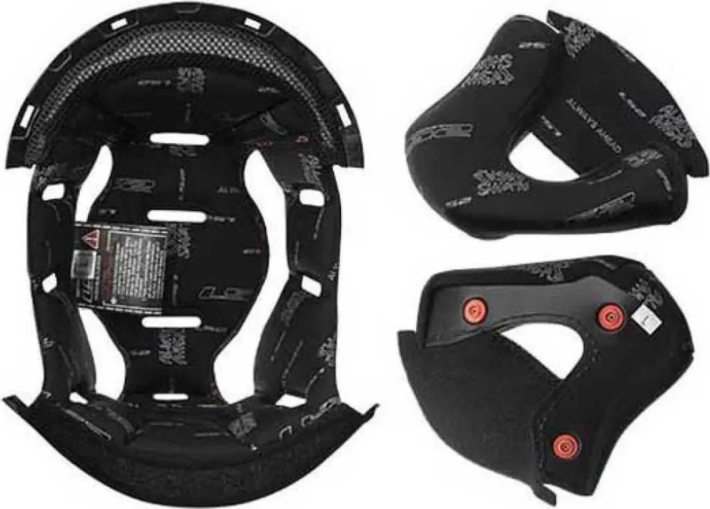 LS2 OF570 Verso Doublure Intérieure et Mousses de Joues Taille L Noires