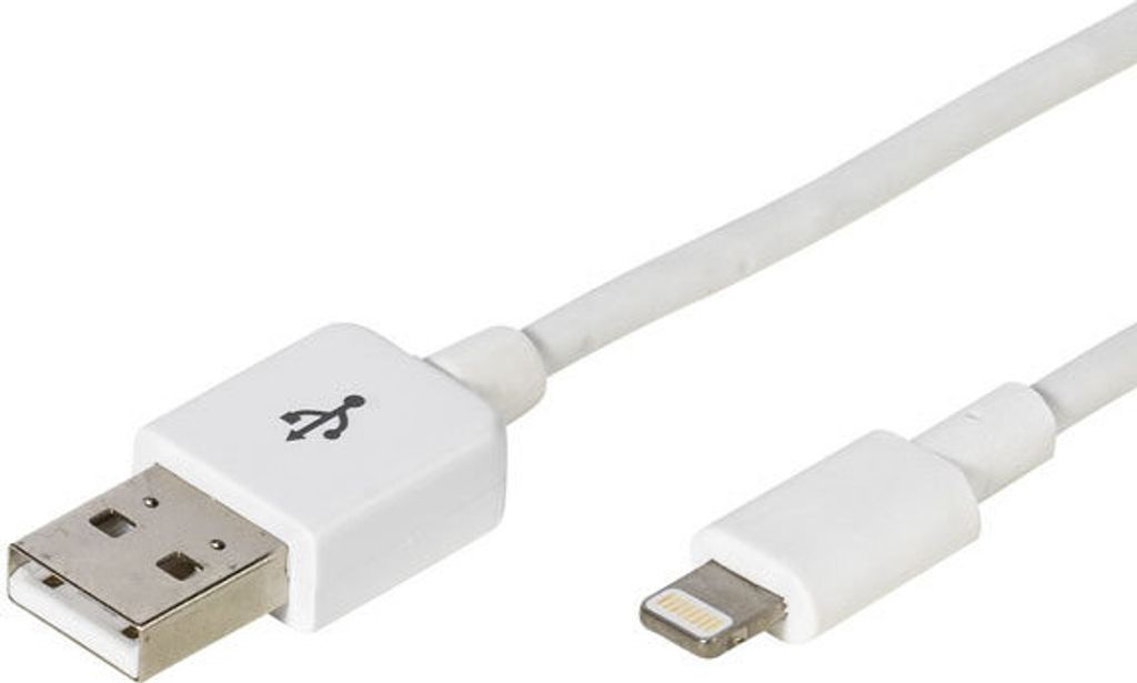 VIVanco Hochwertige Aufladekabel kompatibel mit Apple Geräte, kompatibel mit iPhone, iPad Air, iPad mini, 1,5 m