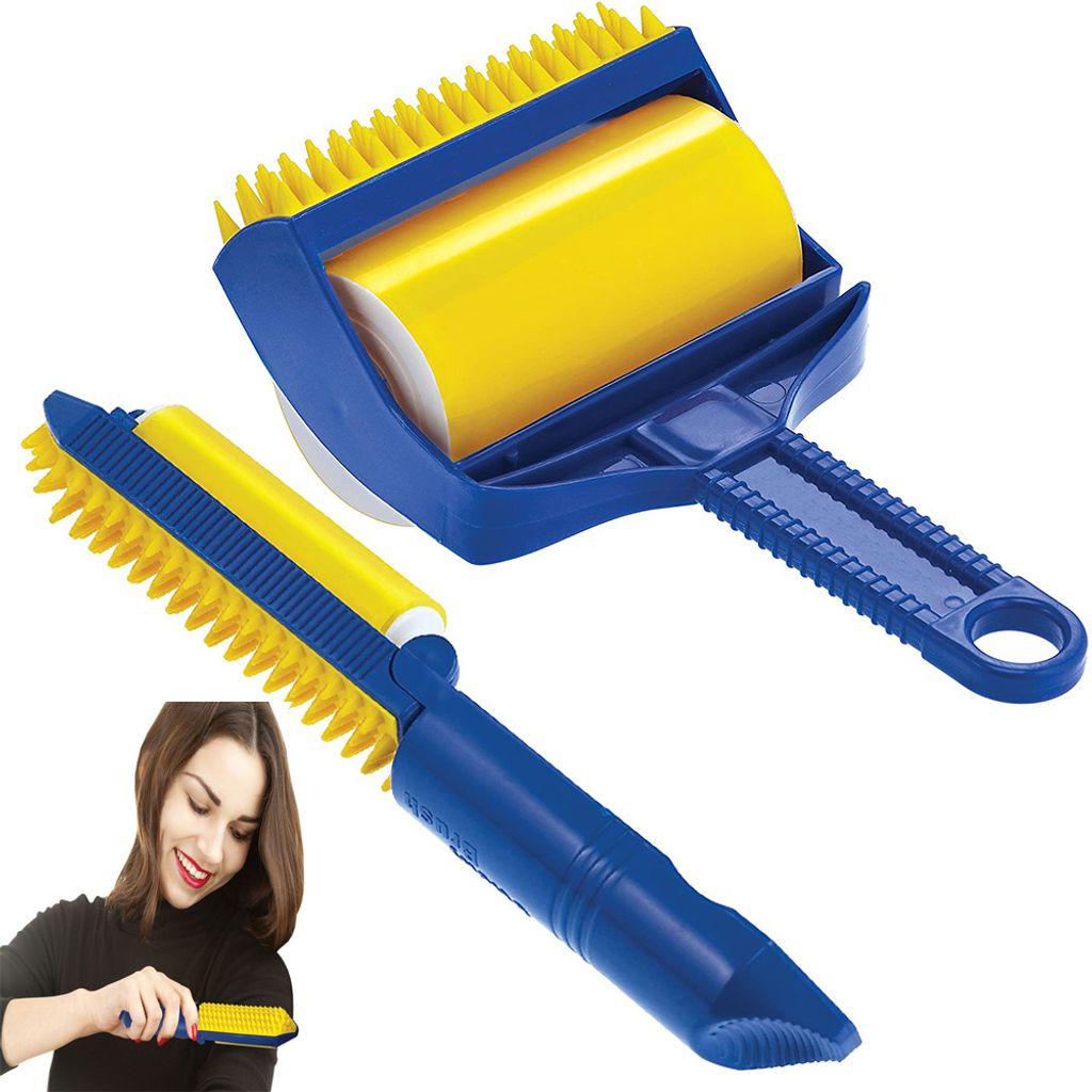 Rouleau adhésif en gel pour le nettoyage des vêtements Image du produit 