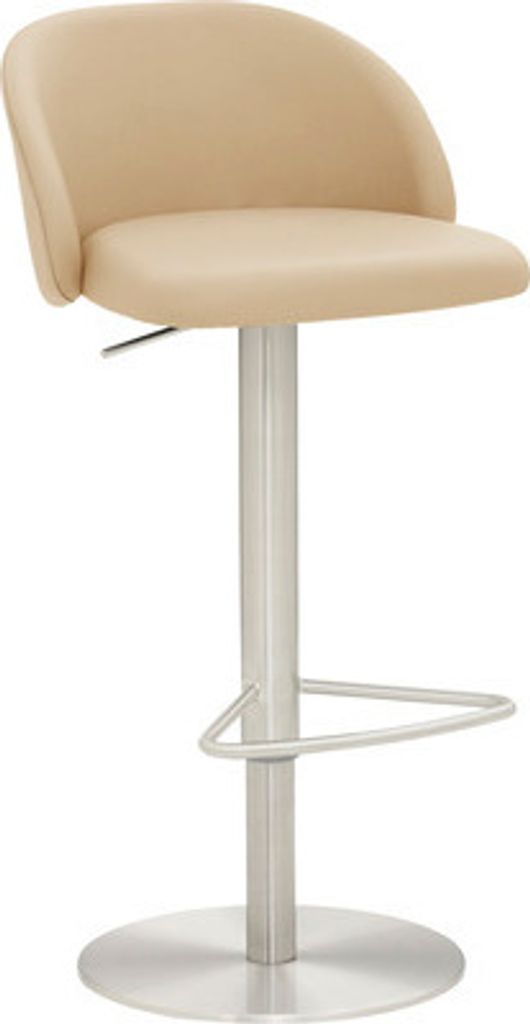 Barstuhl Mayer Sitzmöbel 1216 48 x 49 x 77 cm Stahl beige