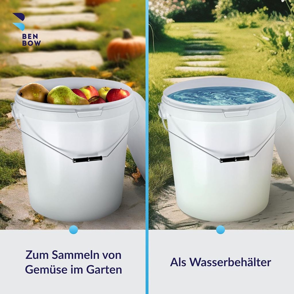 BenBow - Eier It Deckel 1x 30 Liter Weiß