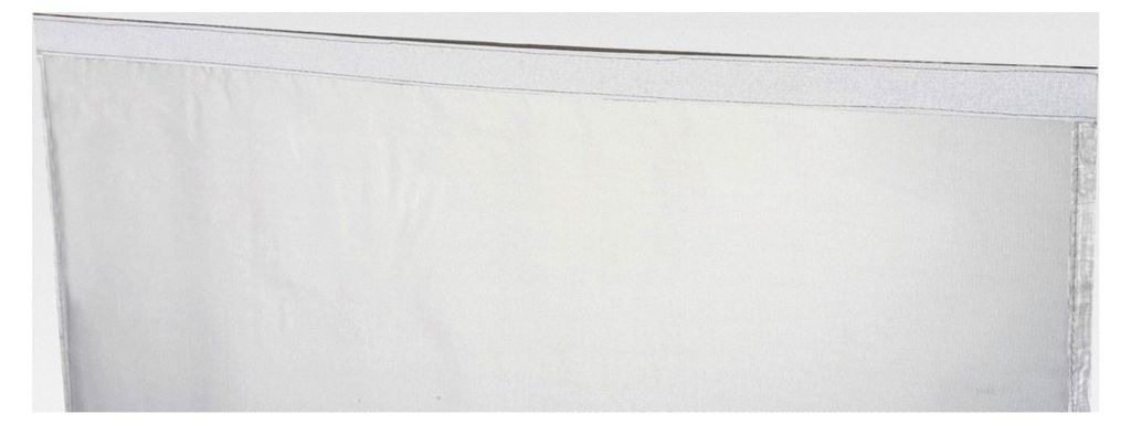 Transparenter Schiebevorhang Feel Good Uni weiß 245 x 60 cm