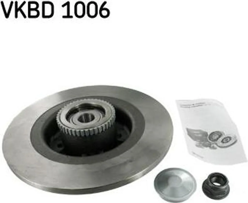 Disque de Frein pour Megane et Scenic - Kit Complet SKF VKBD 1006