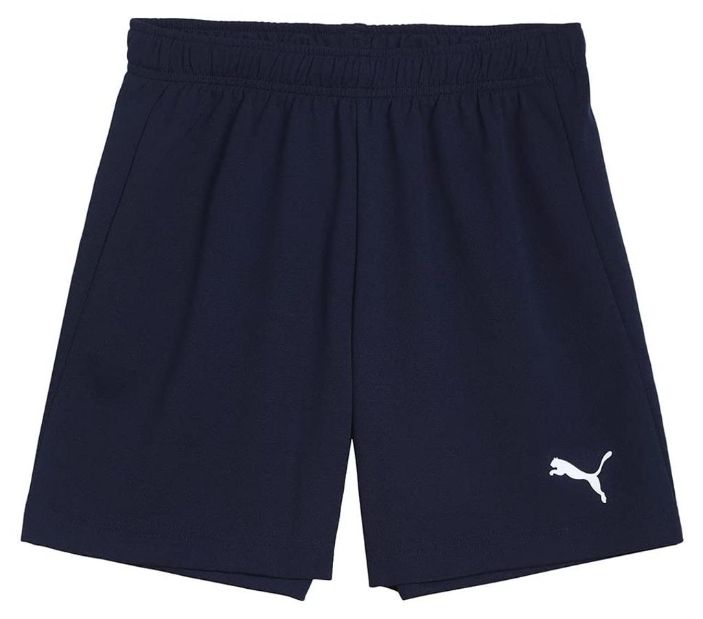 PUMA Unisex Kinder Teamrise Jr Shorts, Peacoat-puma White, Produktbild 