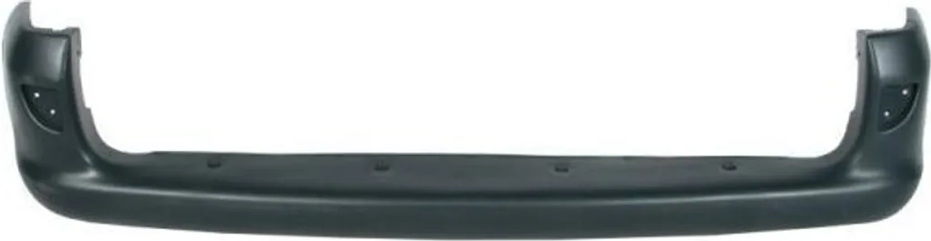 Pare-chocs arrière renforcé pour Renault Kangoo 1997-2008 - Noir mat