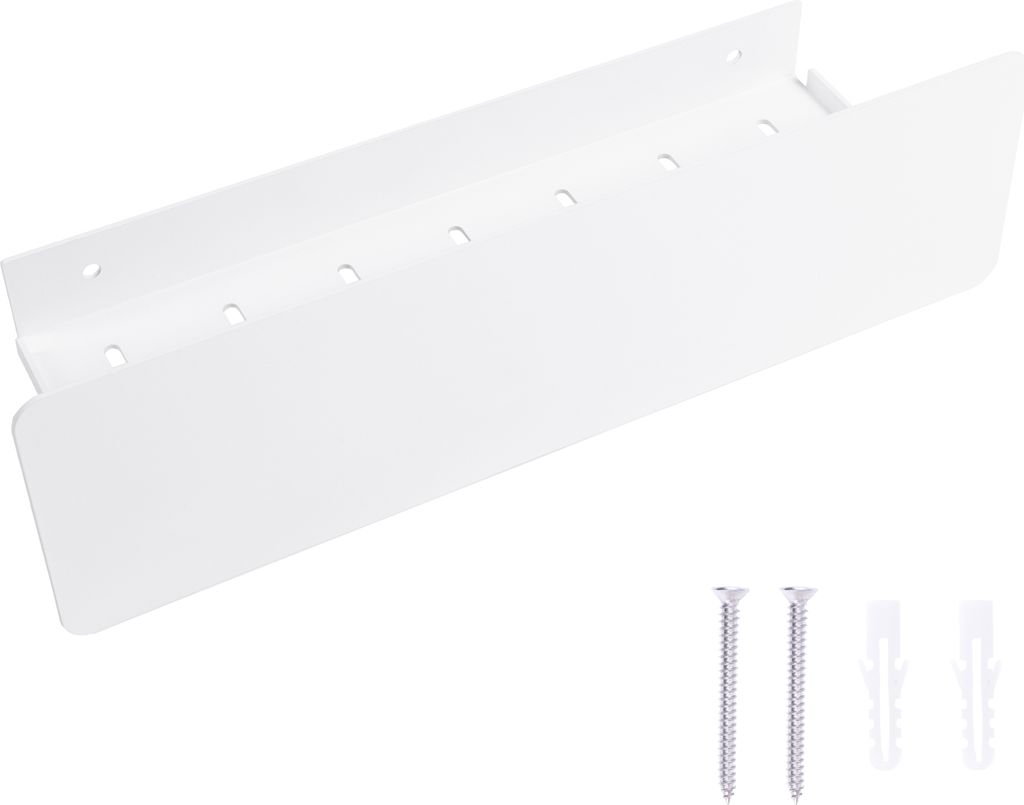 Natural Goods Berlin KLEAN Duschablage, Duschregal, Duschkorb für Shampoo, Duschgel, Rasierer, Organizer für das Badezimmer, rostfrei, Weiß