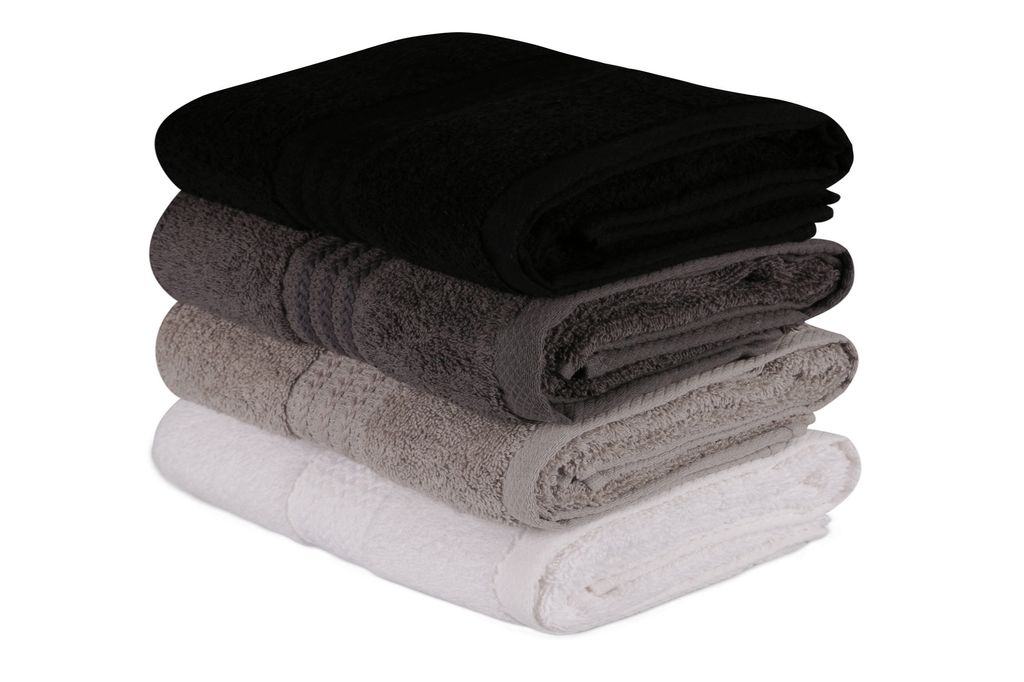 Mijolnir, Rainbow - Black, Serviettes, blanc, coton, 50 x Image du produit 