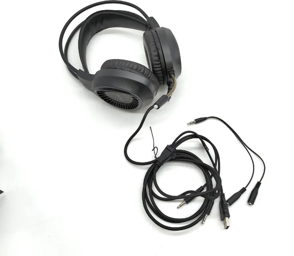 Casque Gaming PC avec Micro et LED FireScout DR1TECH Confort Prolongé Noir - 4