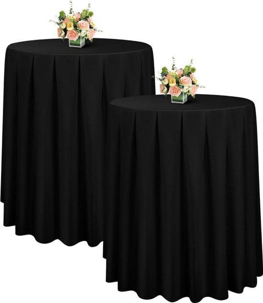 Tafelhoezen Polyester - Stevig - Duurzaam - Wasserfest - Luxe - Elegant - Afwasbar - Leicht zu reinigende Tafelhüllen für Tisch - Cocktailparty D...