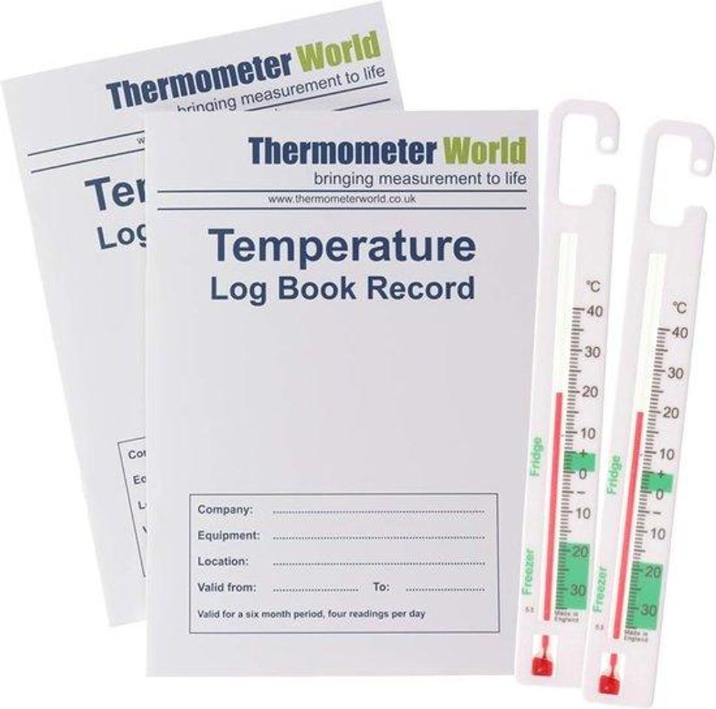 Thermometer-Set für Kühlschrank und Gefrierschrank - Lebensmittel-Sicherheit und Hygiene Überwachung