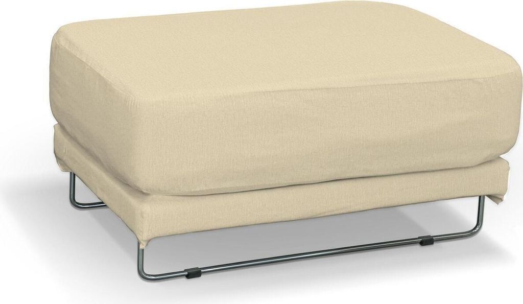Dekoria Bezug für Tylösand Hocker, vanille, Bezug für Tylösand Hocker