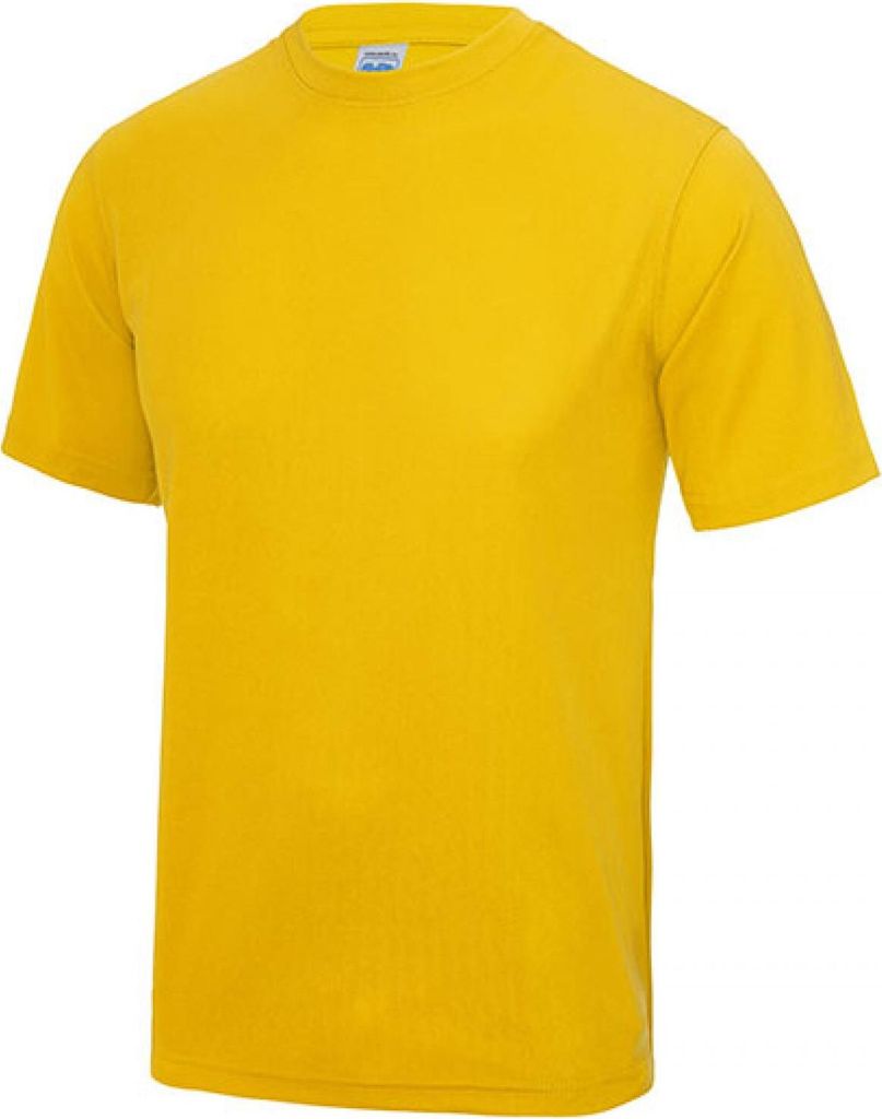 Just Cool JC001 | Cool T-Shirt +WRAP +UV-Sonnenschutz 30 - Farbe: Gold - Größe: S