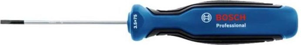 Schlitz-Schraubendreher, Bosch Professional, 3,5 x 75 mm, Ergonomischer Griff mit Softgrip