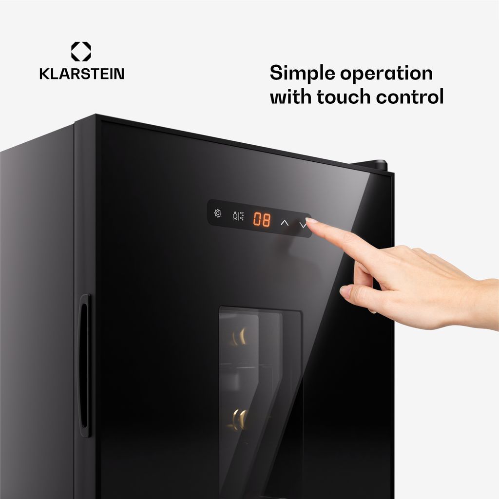 Klarstein voľne stojaca chladnička na víno, 1-zónová malá Obrázok produktu 6