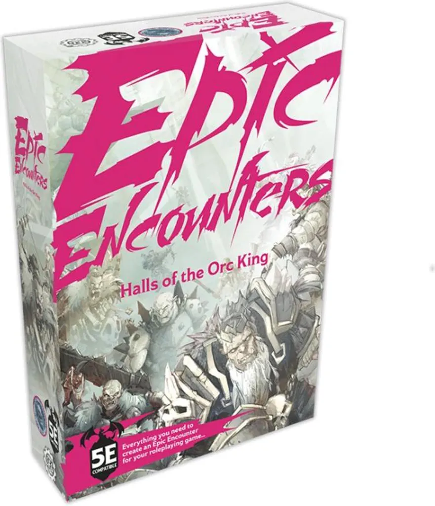 Scénario et figurines Epic Encounters Halls of the Orc King JDR