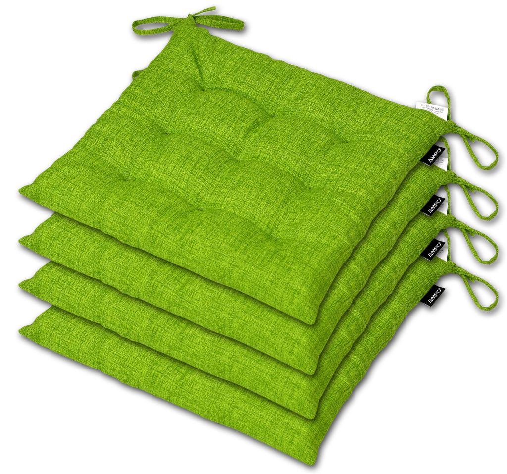 AMPO komplet poduszek na krzesło poduszki wiązane 35x35 4 Zdjęcie produktu 