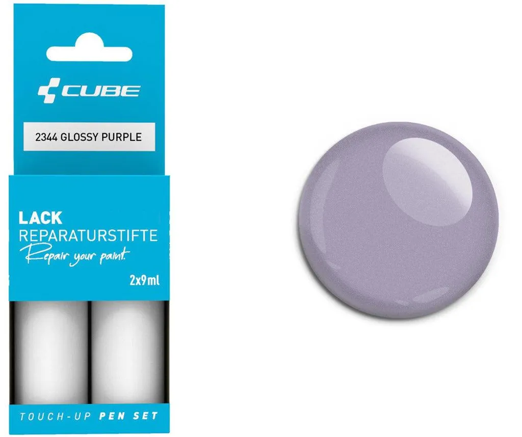 Stylo de retouche violet brillant Cube anti-rayure haute précision