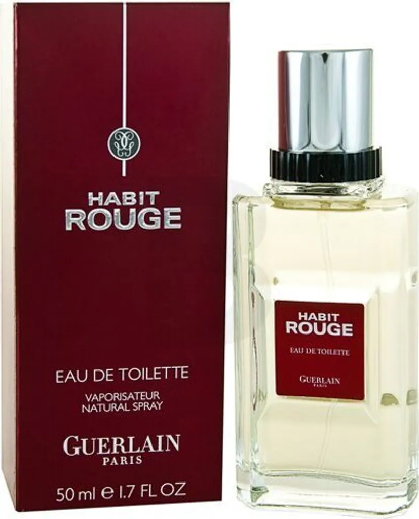Guerlain Habit Rouge 50ml EDT Spray - Fragranza Maschile di Lusso