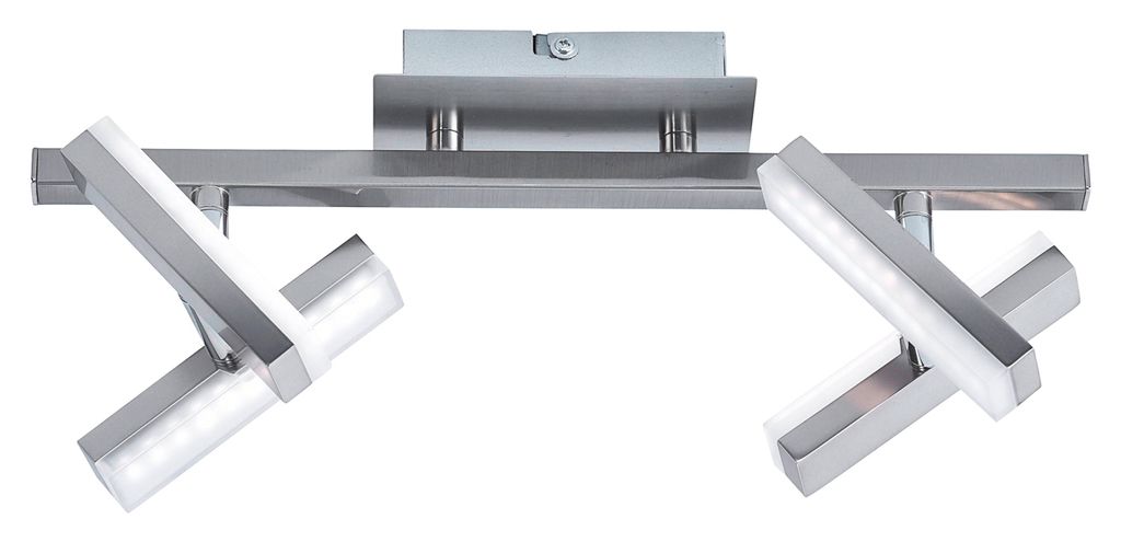 RICO Leuchten Direkt Deckenleuchte, stahl 4xLED-Board 2W 3000K Innenleuchte, IP20