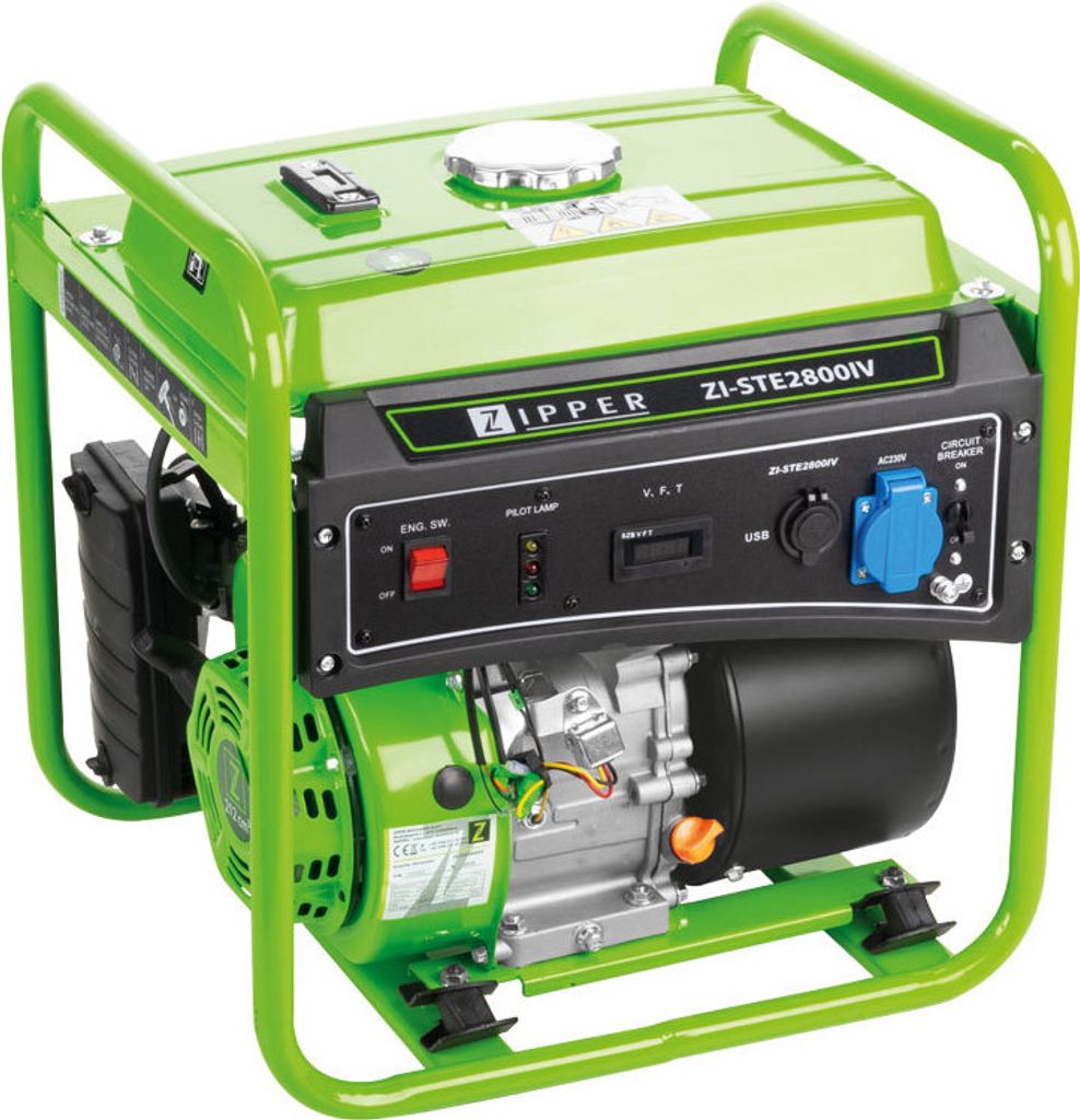 Zipper ZI-STE2800IV, 4500 W, 230 V, 5 l, Benzin, 50 Hz, 212 Produktbild 